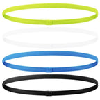 4PCS Unisex Sports Thin Headband Non-Slip Elastic Women Men Yoga Hair Bands Sweatband Football Running Biking Sports Hairband