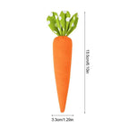 1/5pcs Easter Carrot Ornaments 2026 Spring Easter Party Decoration for Home Kids Birthday Favors Gift Soft Artificial Carrot Toy