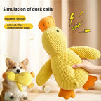 Dog Plush Sleeping Duck – Bite-Resistant & Sound Toy