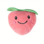 Plush Cat Toys Interactive Kicker Teeth Grinding Fruit Shaped Pet Toy for Kittens