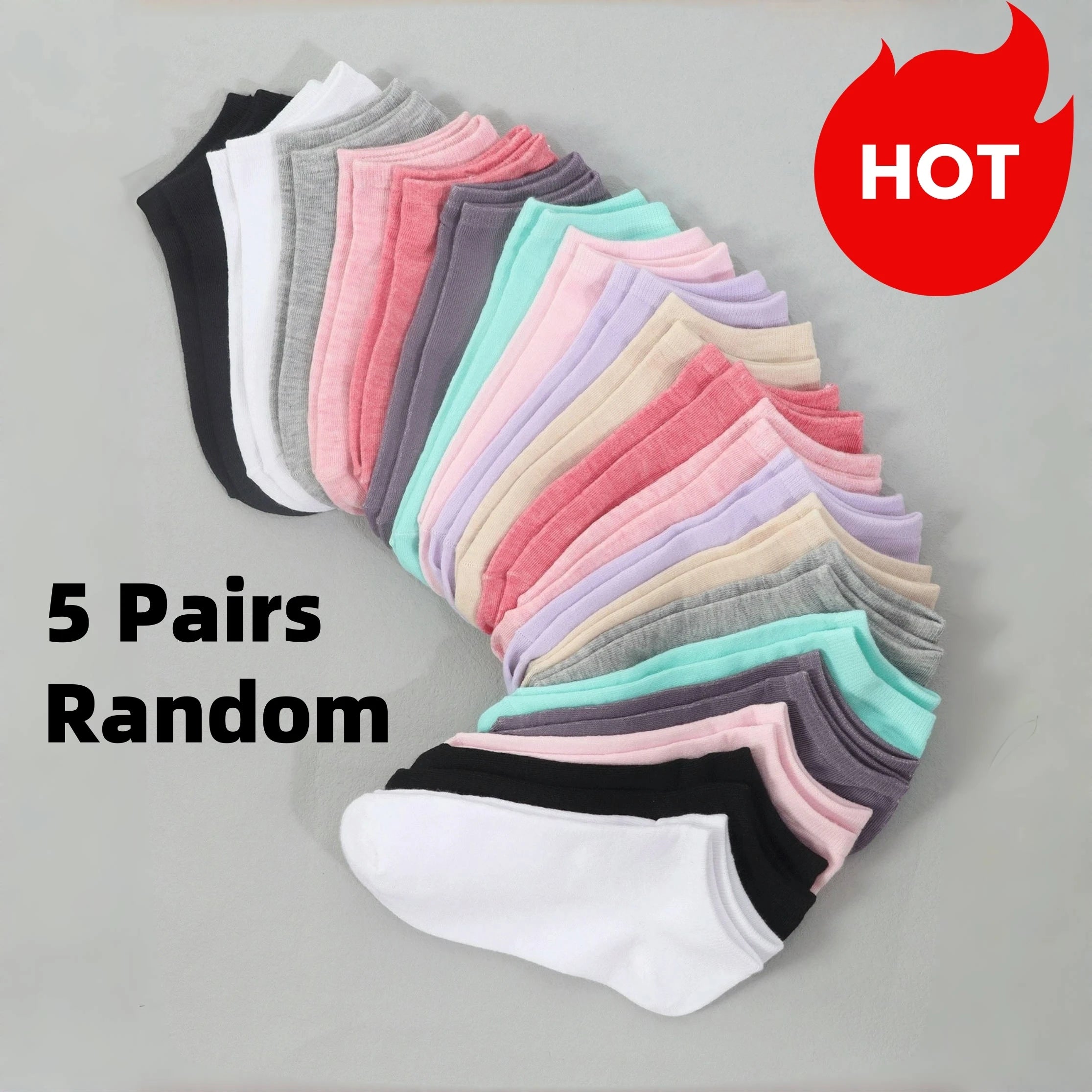 20 Pairs Women/Men Family Matching Short Socks, Black & Grey Series With Bow, Heart, Stripe