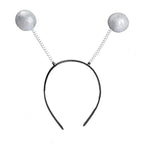 Alien Antenna Headband MartianHeadband Alien HeadBopper Halloween Alien Headband Metallic MartianAntenna Headband