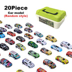 20/30/50Pcs Mini Car Set Inertia Pull Back Cars for Boys Plastic Vehicle Model Collection Toys Birthday New Year Gifts for Kids