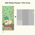 Kinbor 2027 Pocket Weekly Planner Notebook Limited Edition Week Journal Notebook Monthly Yearly Planning Book Travel Recording