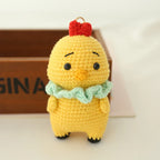 Cute Puppy Crochet Keychain Handmade Dog Bag Charm