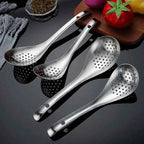 304 Stainless Steel Strainer Spoon for Cooking, Frying and Serving
