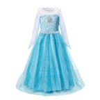 Kids Cinderella Costume Princess Dress for Girls Children Rapunzel Snow White Belle Jasmine Elsa Aurora Cosplay Carnival Dresses