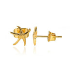Vintage Summer Starfish Stainless Steel Stud Earrings For Women Simple Star Shell Earrings Stud Ocean Party Jewelry Gift 2025
