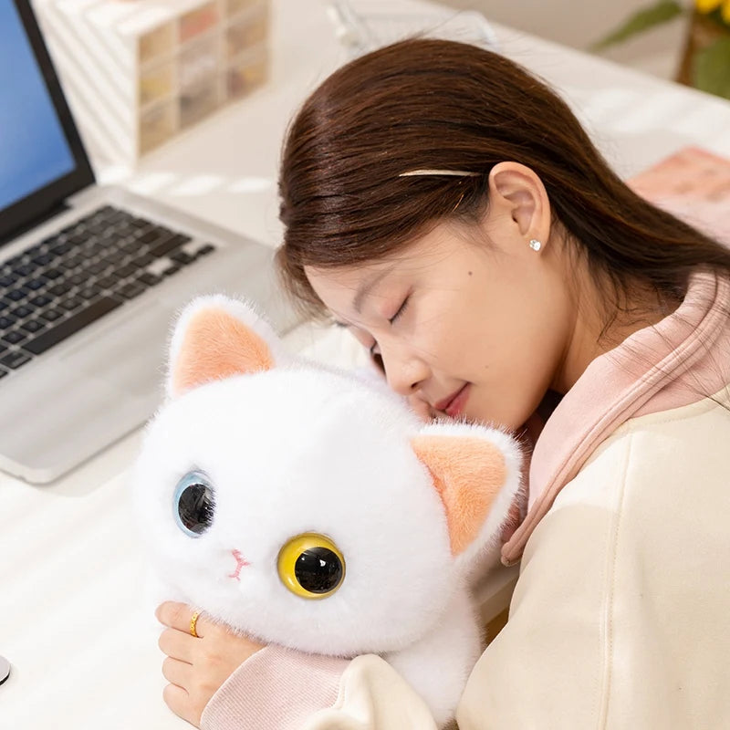 20/40cm Big Eyes Cat Plush Toy Pet Kitten Plush Doll High Quality Exquisite Cat Soft Comfortable Pillow Birthday Gift