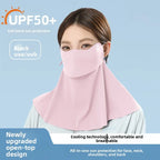 Drinking Water, Neck Protection, Sun Protection, Ice Silk Mask, No Trace, UV Protection, Cycling, Breathable and Sunshade