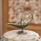 Hot Sale Antique Style Lamp Metal Incense Burner Scented & Unscented Candle Holder Home Decor Gift Arabic Incense Burner