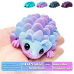 3D Printed Hedgehog Range-of-motion Figurine - Versatile Indoor  Home Desk Decor Collectible Articulated Landscape Ornaments