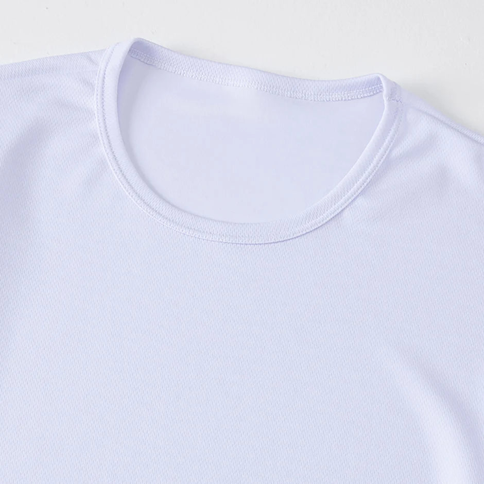 2/4/6-Pcs Four Seasons Men's Solid Color Round Neck Short Sleeve Top With Printed Cuffs Youth Sports And Leisure Fashion T-Shirt