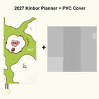 Kinbor 2027 Weekly Planner Pocket Size Notebook Week Plan Notepad Schedule Planning Book Punch Efficiency Manual Daily Writing