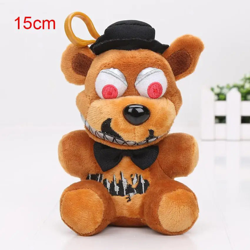 Plush Doll Pendant FN Bear Series Bonnie Rabbit Brown Bear Fox and Other Plush Pendants Male and Female Birthday Gifts