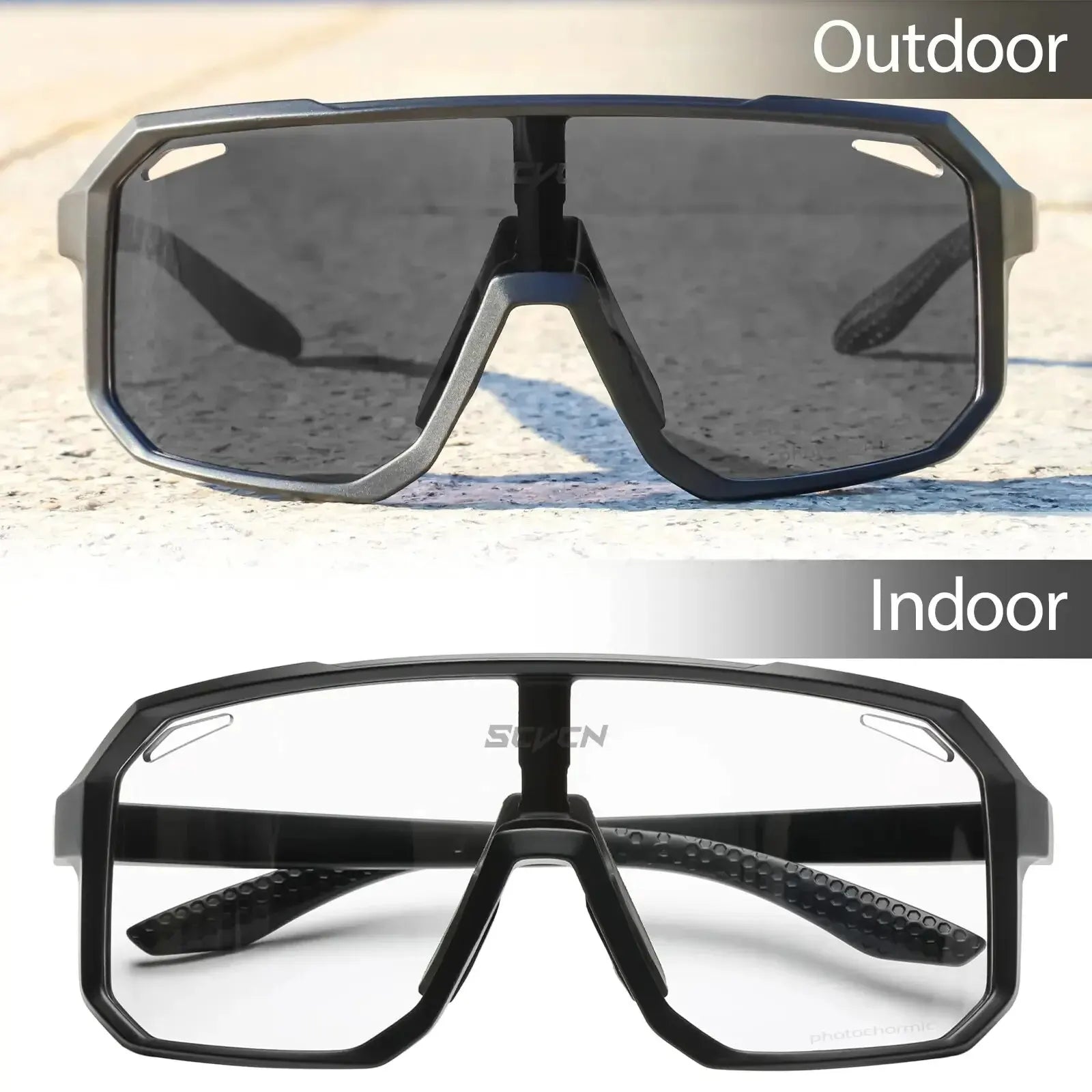 Photochromic Cycling Sunglasses for Mountain Bike & Road Cycling