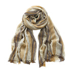 Autumn Winter Men Scarf Cotton Linen Striped Scarves Warm Neckerchief Pashmina Casual Male Accessories Bufandas Shawls