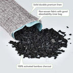 10pcs Natural Bamboo Charcoal Bags Air Purifying Activated Charcoal Odor Absorber Moisture Odor Eliminator for Car Closet Shoes