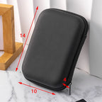 Portable Mini 3C Hard Shell Digital Gadgets Storage Bag Artificial Leather Earphone Charger Case Data Cable U Disk Organizer