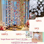 6 Artificial Dandelion and Chrysanthemum Ball Bouquets - Perfect for Home, Office, Coffee Shop, Garden Party, Wedding Decoration