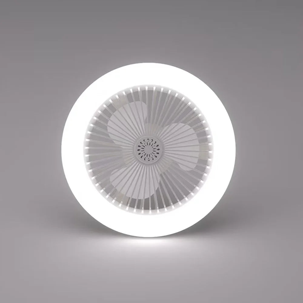 3 in 1 E27 Ceiling Fan Light with Remote Control Rotatable LED Lamp Converter Base for Bedroom Living Room Kitchen Home Decor