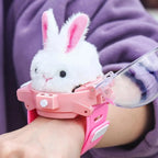Children Mini RC Car Watch Toys With LED Lights 2.4G Watch Rabbit Dog Crab Racing  RC Car Girls Boys Birthday Gift Toys