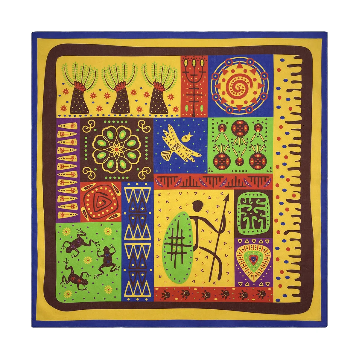 High Quality Skull Chimpanzees Print Cashew Hip Hop Cotton Square Bandana Scarf Riding Headband Paisley Gifts For Men Unisex