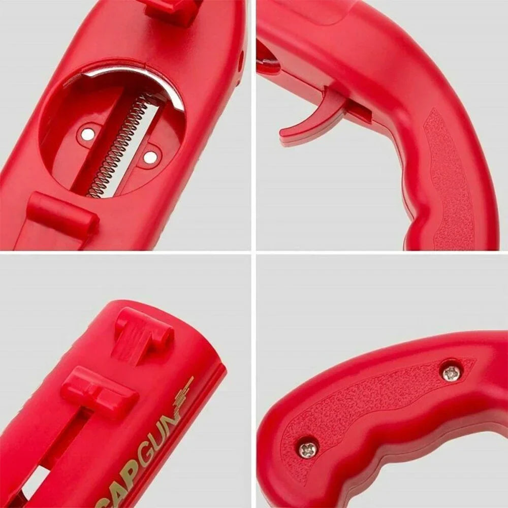 Bottle Opener Gun – Portable Beer Cap Launcher Party Tool