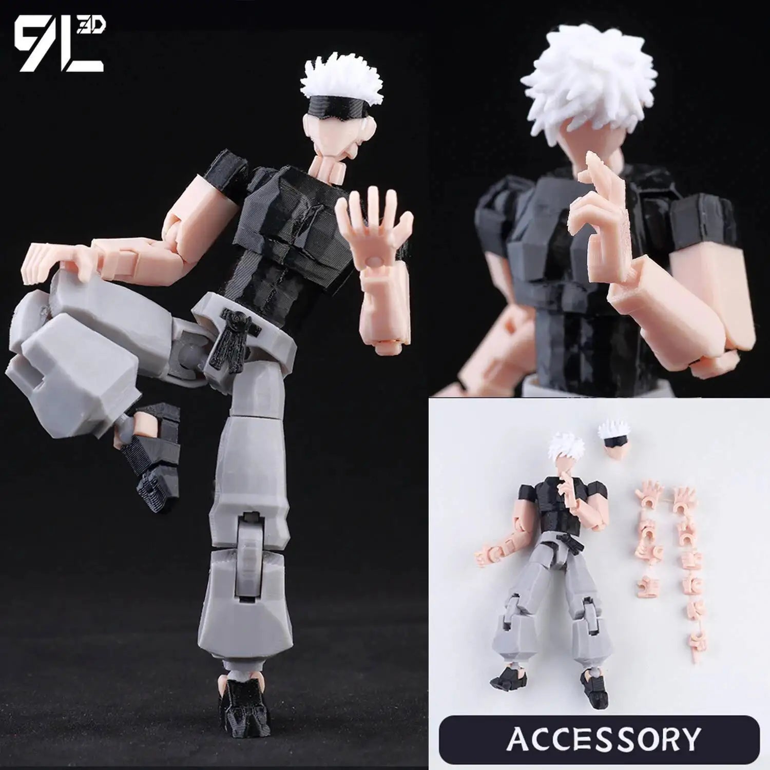 Jujutsu Kaisen Dummy13 Movable Action Figure – Gojo, Sukuna & Anime Model Toy