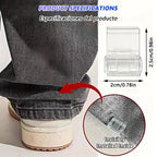 iLMH Invisible Leg Shortening Clip, Non-Slip Pants Edge Clip, Quick Fix Hem Clip, Hidden Pants Adjuster, Sewing Accessories