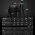 SULAITE Motorcycle Rain Suit Men Women Rain Gear Waterproof Protective Rain Coat with Pants 2 Pieces Breathable Outdoor
