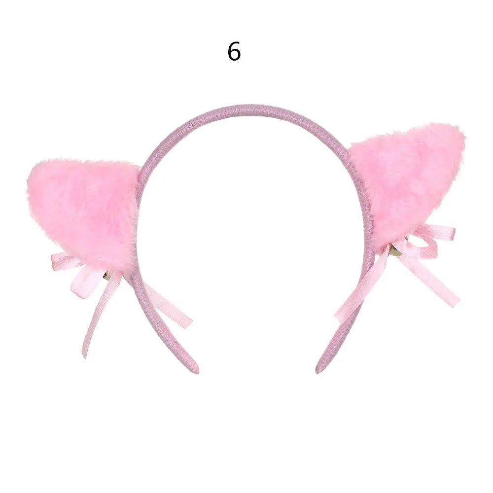 Cute Lace Black Cat Ears Headband Women Girls Hair Hoop Party Decoration Sexy Lovely Cosplay Halloween Costume Hair Accessories