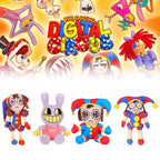 New The Amazing Digital Circus Plush Clown Ragatha pomni Cartoon Jax Doll Joker Plush Soft Stuffed Sofa Decorate Christmas Gift