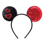 2026 Latest Fashion Ear Headband Sequin Bows For Girl Adult Kids Halloween Party Cosplay Hair Accessories Princess Hairband