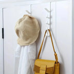 Over the Door Clothes Hanging Rack – Plastic Door Storage Organizer