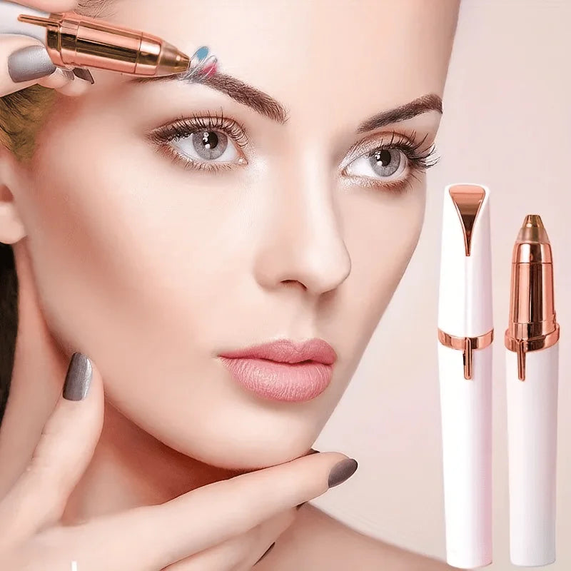 Electric Eyebrow Trimmer USB Rechargeable Mini Electric Eyebrow Trimmer - Convenient and Easy Facial Beauty Trimmer