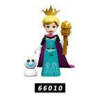 5pcs/set Disney FROZEN Series Princess Elsa Mini Figma 66006-66010 Building Blocks Model Toys for Children