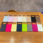 For Magsafe Magnetic Wireless Charging Solid Color Silicone Phone Case For iPhone 17 Pro Max/17/17 Pro Air Bumper Back Cover