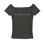 Vintage Sleeveless Tank Top Letters Summer Print Personality Crop top Sleeveless Slim Streetwear Punk Y2K Baby Tee Short Sleeve