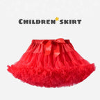 Children's Skirt Baby Girls Tutu Skirt Fluffy Children Ballet Kids Pettiskirt Baby Girl Skirts Princess Tulle Party Dance Skirts