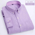 Men's long sleeve shirt Spring summer autumn winter Oxford woven slim free ironing comfortable soft casual fashion simple work
