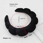 Sponge Spa Headband Velvet Washing Face Wide Padded Headband Skin Care Makeup Removal Shower for Women Girls Hair Accessories