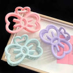 New Candy Color Cat Bow Hair Clip Plastic Claw Clip Fashion Crab Hair Clip For Girls Sweet Hair Claw Women Hair Accessories