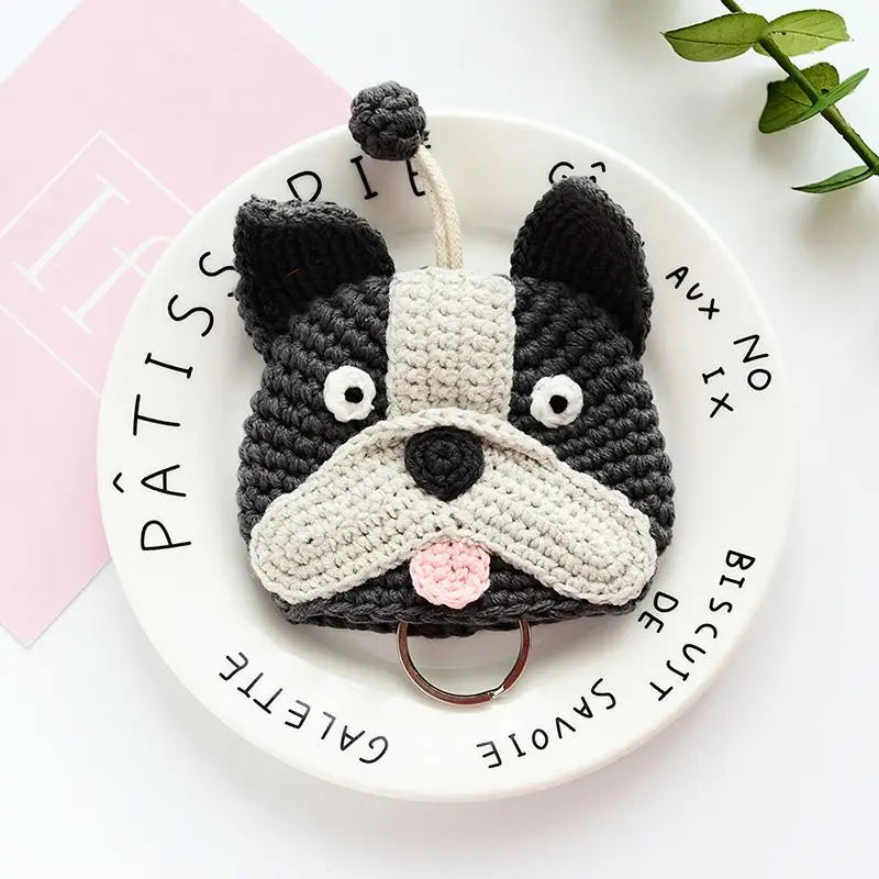 Cute Crochet Cactus Keychain Decorative Bag Charm