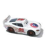 Pixar Cars Electroplated Pink 95 Lightning McQueen 1/55 Metal Die Casting Model Car Alloy Material Collectibles Racing Toys