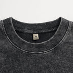 Men's Vintage Acid Washed Oversized T-Shirt – Unisex Streetwear Tee