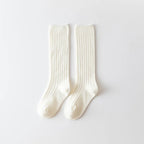 0-12Y Teenage Boys And Girls Cotton Socks Casual Ribbed Knee High Kids Long Tube Socks Baby Stocking Winter Children Sock School