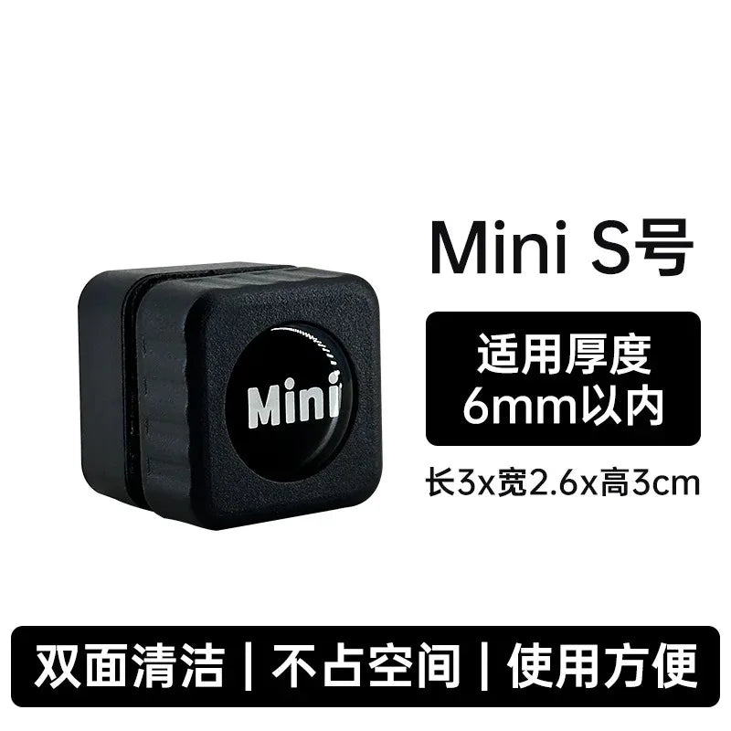 Magnetic Aquarium Glass Cleaner Mini Square Algae Scraper Plastic Fish Tank Maintenance Tool for Various Fish Easy Use