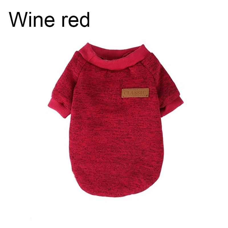 Cozy Fleece Winter Clothes for Small Dog Breeds