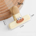 Creative Face Food Bag Sealing Clips for Snack and Food Storage Set